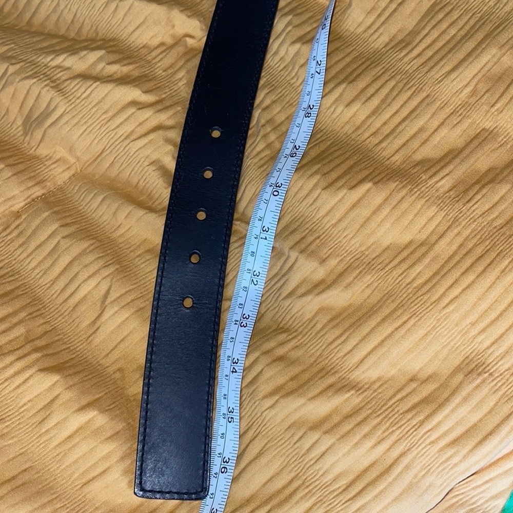 Micheal Kors Black Leather Belt - Picture 11 of 11